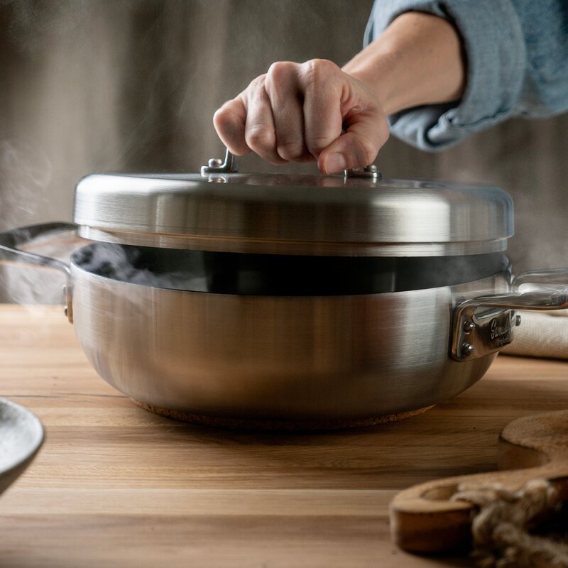 Samuel Groves Classic Stainless serveringspanna med lock 24 cm 2 L urban