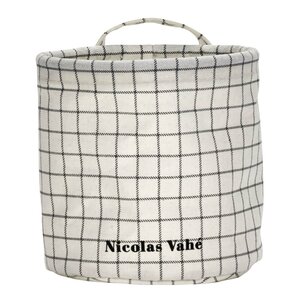 Nicolas Vahé Förvaringskorg 15x15 cm svart/vit