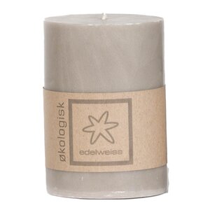 Edelweiss EKO Blockljus stearin 7x10 cm linne
