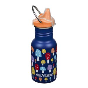 Klean Kanteen Kid Classic Narrow flaska 0,35 L med piplock Mushrooms