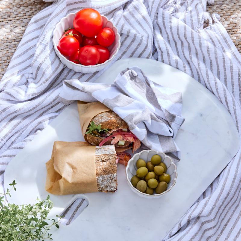 Lene Bjerre Camille skål 6,7x12,5 cm benvit 