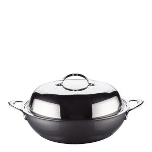 Hestan Nanobond Wok med lock 36 cm Stål