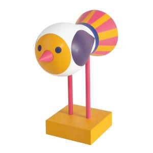 Design House Stockholm Lisa Larson Birds 1967 No.1 16 cm lila/gul