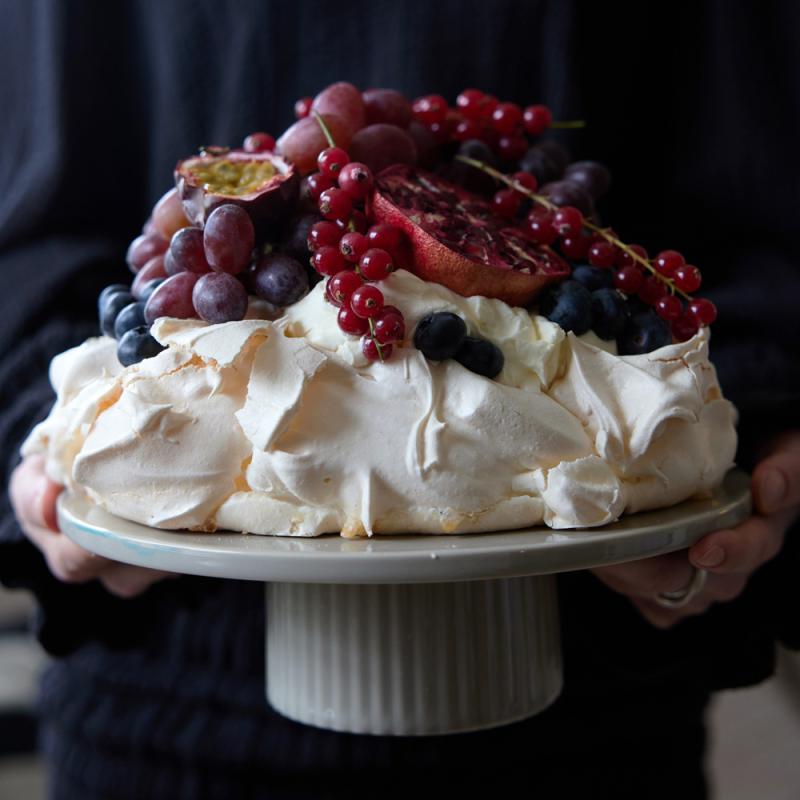 Sagaform Flora Tårtfat 25,5 cm Beige