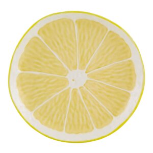 Bordallo Pinheiro Citron tallrik 22 cm citrongul