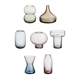 Orrefors Midsummer minivaser 7-pack