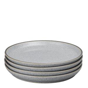Denby Studio Tallrik 26 cm 4-pack Grå