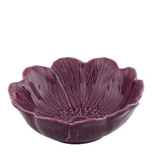 Bordallo Pinheiro Flora skål 17 cm Lila