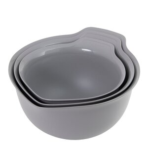 KitchenAid Core skålset 3 delar charcoal grey