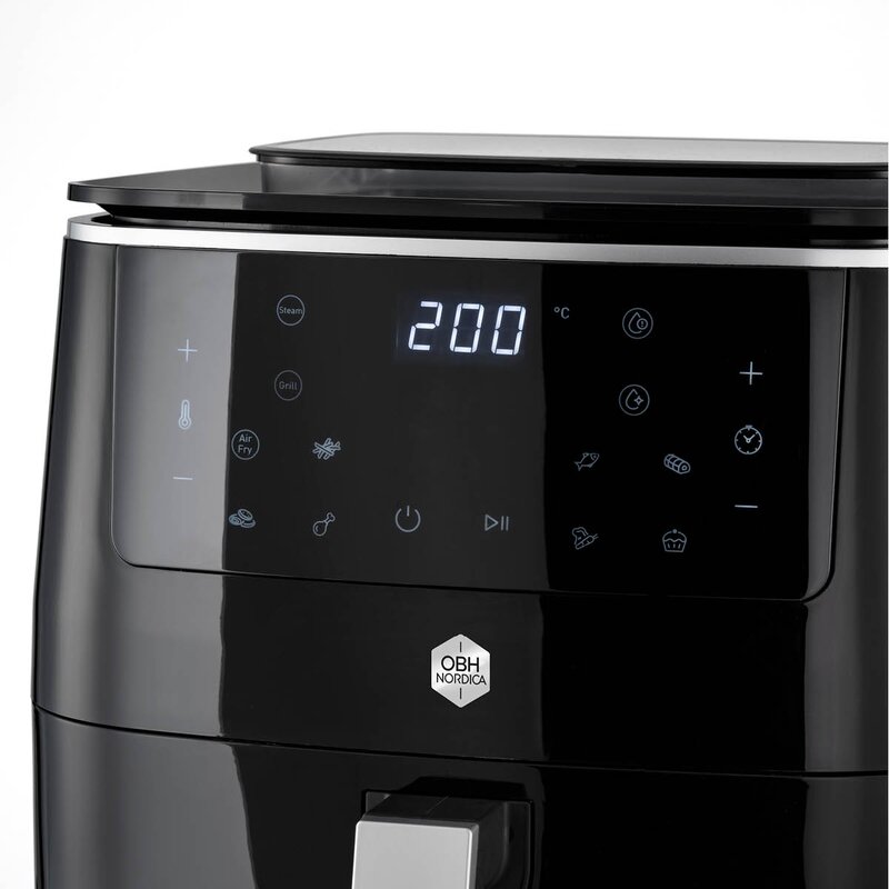 OBH Nordica Easy Fryer 3In1 Steam+ 6,5 L 1900W FW2018S0 svart
