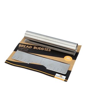 Birkmann Bread Buddies degskrapa 15 cm rostfritt stål