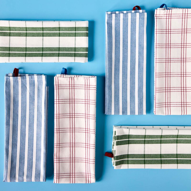 Nicolas Vahé Chef kökshandduk 50x70 cm 2-pack röd/vit
