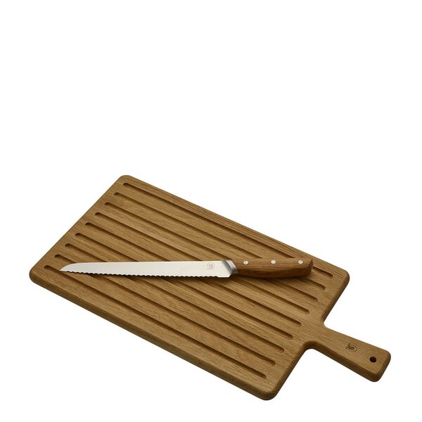 Morsø Bosco skärbräda med kniv 53x26 cm ek