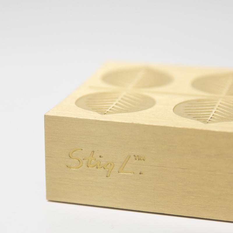 Pluto Tändsticksfodral Berså 6,8x12x2,6 cm Mässing