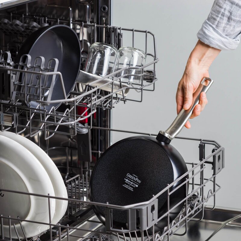 GreenPan Evolution keramisk stekpanna 2 delar 20+28 cm svart