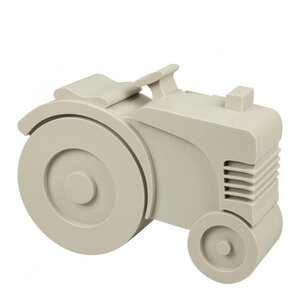 Blafre Traktor matlåda i plast två fack 14x11 cm grå