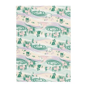 MoominArabia Mumin kökshandduk 50x70 cm En dag på stranden