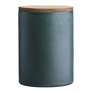 Aida RAW Northern Green redskapskruka med lock 15x10 cm teak