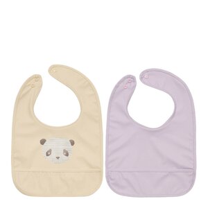 OYOY Lun Lun panda haklapp 34x27 cm 2-pack Vanilla/Lavender
