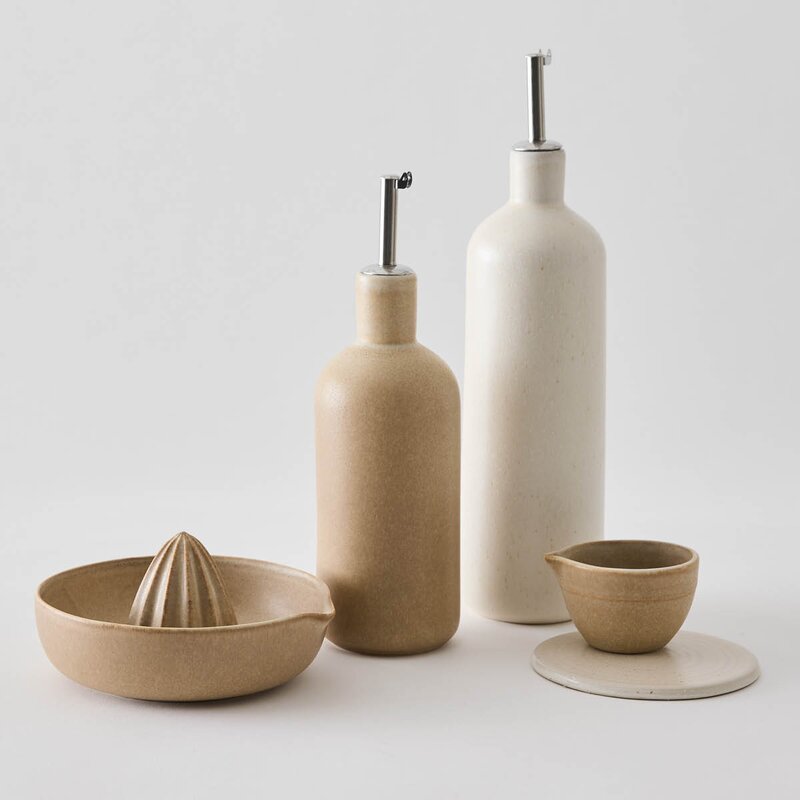 Tell Me More Palermo citruspress stengods 14 cm sand