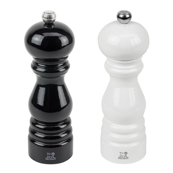 Peugeot Paris Duo Salt- och pepparset 18 cm Svart/Vit