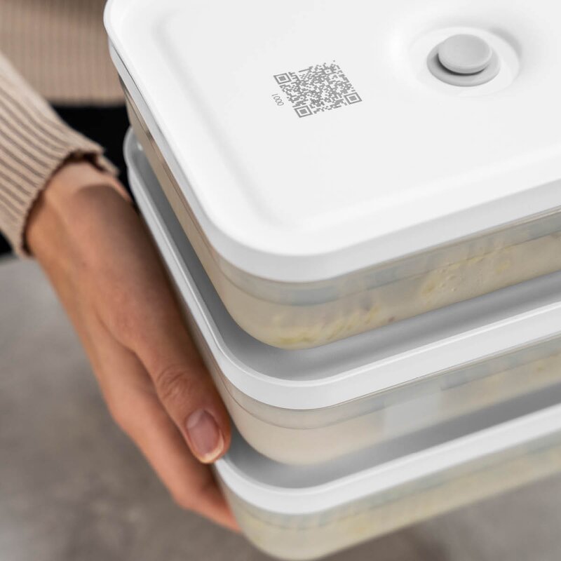 Zwilling Fresh & Save vakuum låg matlåda L 3-pack 1 L plast