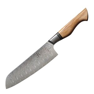 Ryda Knives ST650 santokukniv 18 cm olivträ/stål