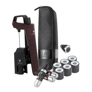 Coravin Timeless Six+ vinkonserveringssystem i väska 12 delar röd