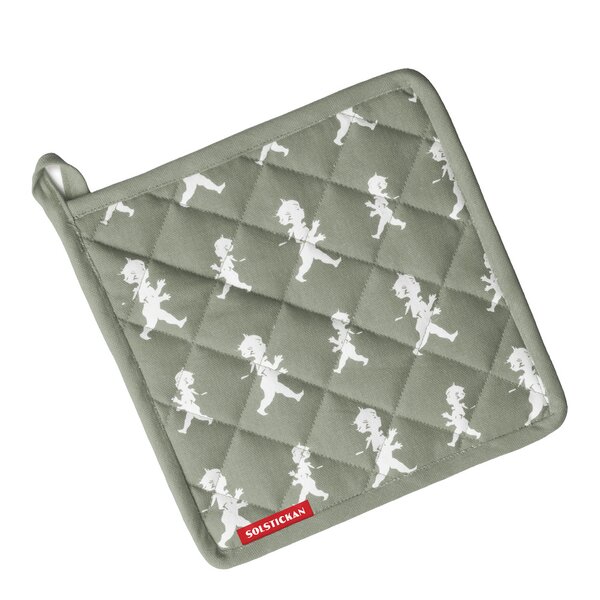 SOLSTICKAN Grytlapp 22 cm grön