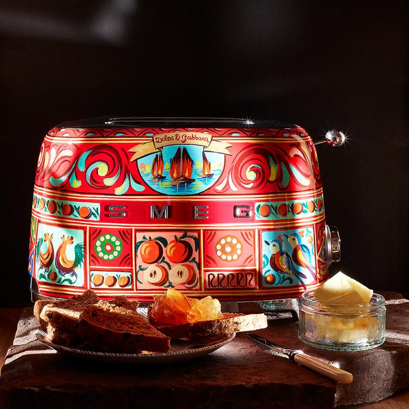 SMEG Brödrost 2 skivor TSF01 Dolce & Gabbana