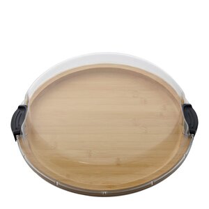 Farberware Build-a-Board serveringsbräda med lock 35,5 cm klar/bambu
