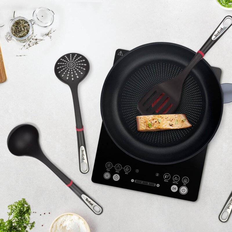 Tefal Ingenio Tools köksredskap set 4 delar svart