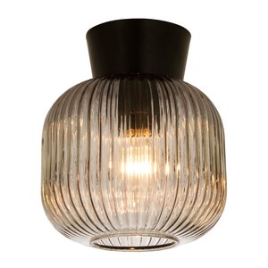 Aneta Lighting Vanja plafond 20 cm rökgrå/svart