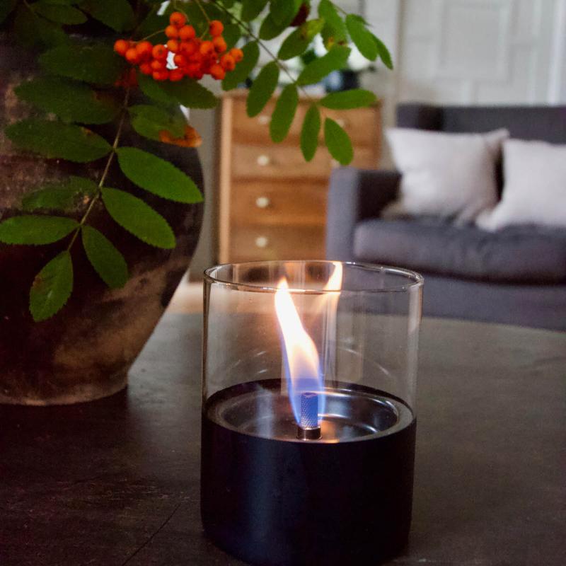 Tenderflame Lilly Lykta 10 cm Svart