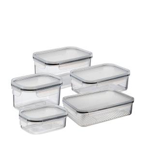 Modern House Locknlock Förvaringlåda 5-pack Klar