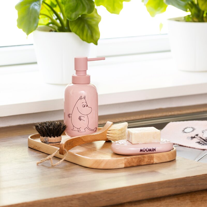 Dsignhouse x Moomin Mumin tvålpump 35 cl rosa