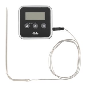 Maku Digital stektermometer svart/stål
