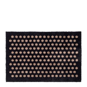 Tica Copenhagen Dot golvmatta 40x60 cm svart/sand