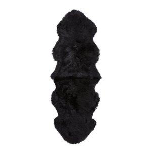 Natures Collection Fårskinn New Zealand lång ull 160 cm black