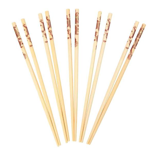 School Of Wok Chopsticks 10-pack Bambu