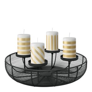 Villeroy & Boch Christmas Chic adventsljusstake 41x40 cm svart