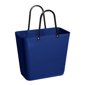 Hinza Recycled Plastic väska hög med cykelfäste 14 L blå