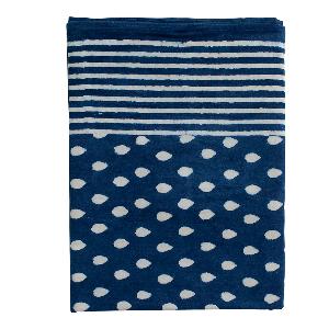 Chamois Indigo Bordsduk 150x350 cm Drop