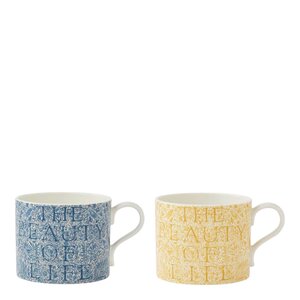 Spode Morris & Co mugg 34 cl 2-pack the beauty of life
