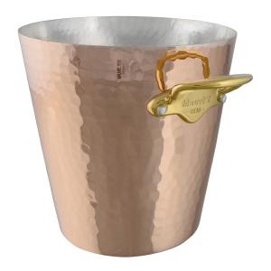 Mauviel M-30 champagnekylare rund 20 cm hamrad koppar  