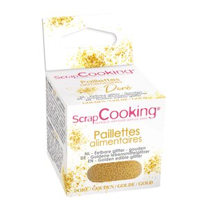 ScrapCooking Ätbart glitter 5 g guld