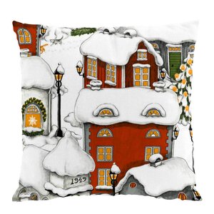 Arvidssons Textil Lyckeby kuddfodral 47x47 cm röd