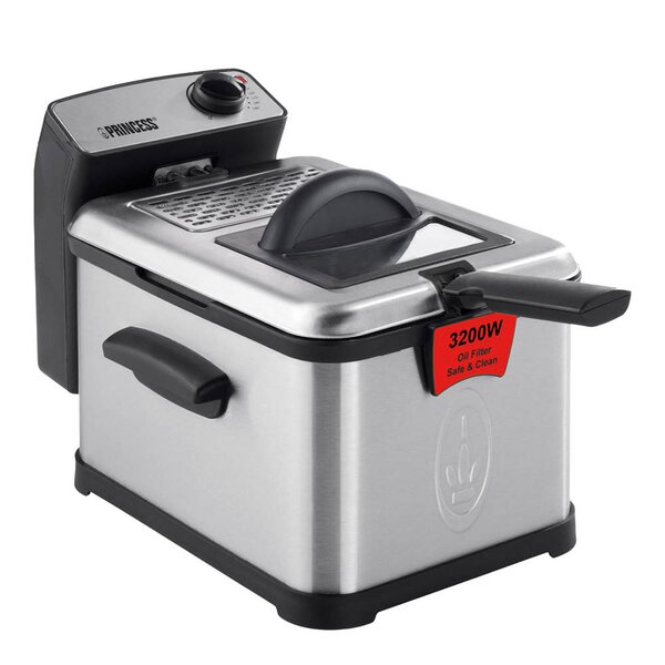 PRINCESS Fritös Superior 3L 3200W rostfritt stål