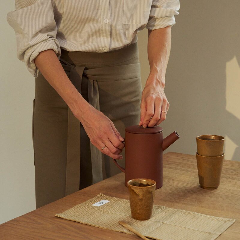 The Organic Company Förkläde 100x83 cm clay