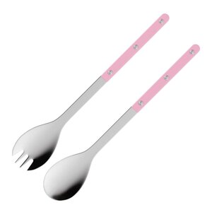Sabre Bistrot salladsbestick 26 cm 2-pack pink